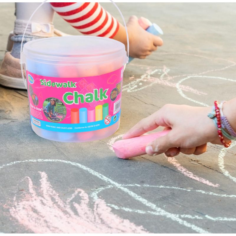Art Craft Jumbo - Waschbare Jumbo-Kreide in Gehwegfarben für Kinder