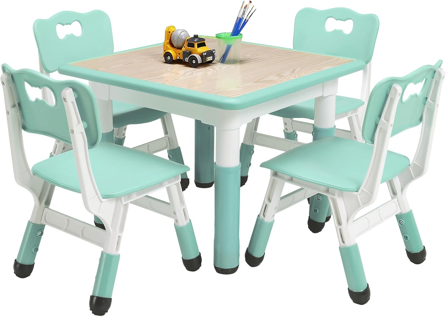 Art Craft For Toddlers - TackView 23-Zoll Kindertisch und 4 Stühle