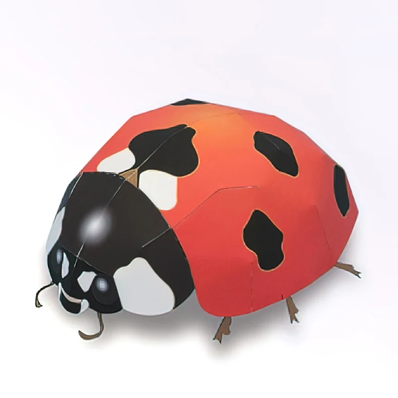 Art Craft Ladybug - Marienkäfer Insekt Origami Kunst Mini 3D