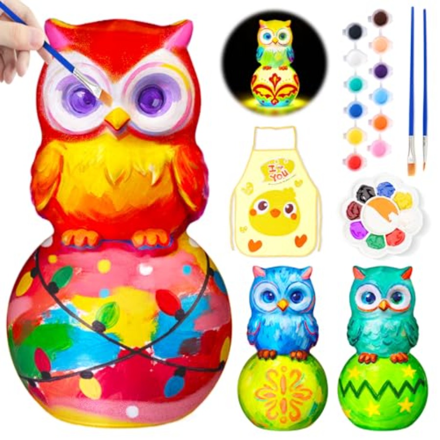Art Craft Toys - Lampen-Malset zum Selbstgestalten, Kunst und Handwerk