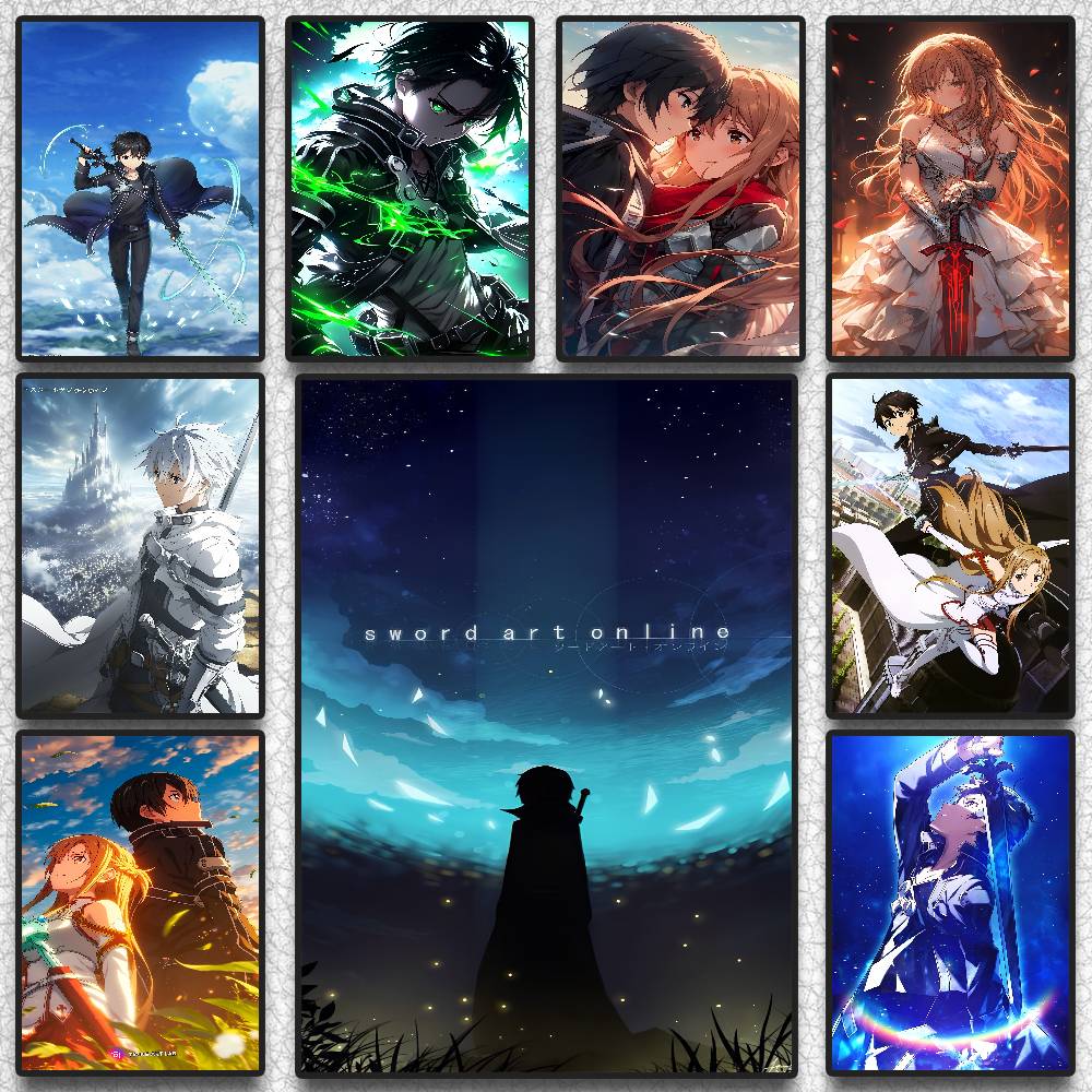 Art Craft Online - Anime Sword Art Online Kirito Asuna
