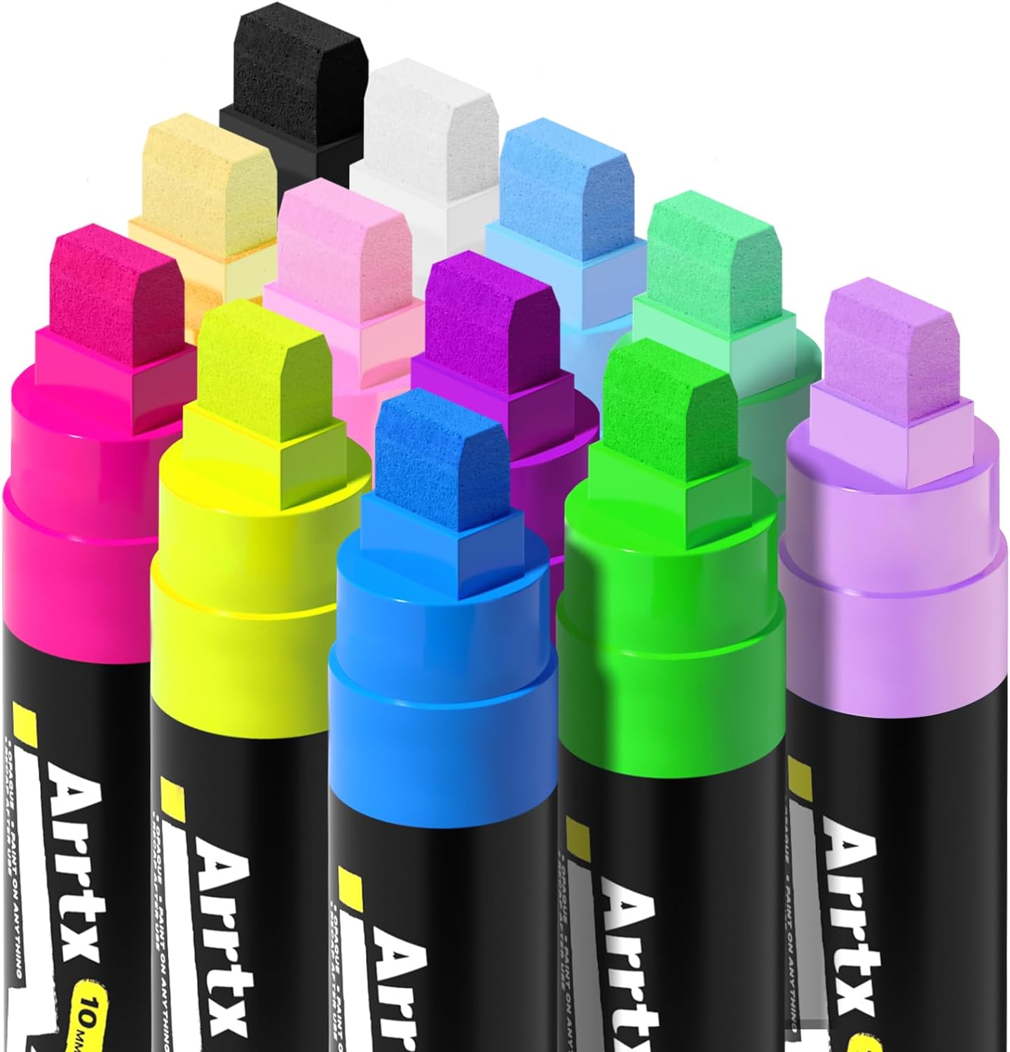 Art Craft Jumbo - Arrtx Acryl-Farbmarker, Jumbo-Marker mit 10 mm
