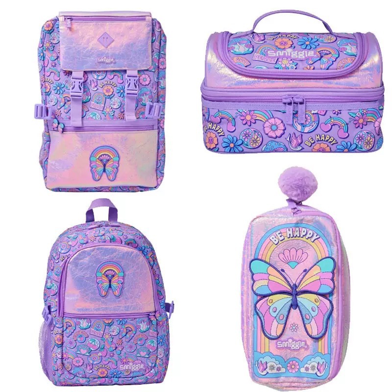 Art Craft Butterfly - Australische Mädchen-Kinderschultasche, großer Rucksack für Grundschüler,