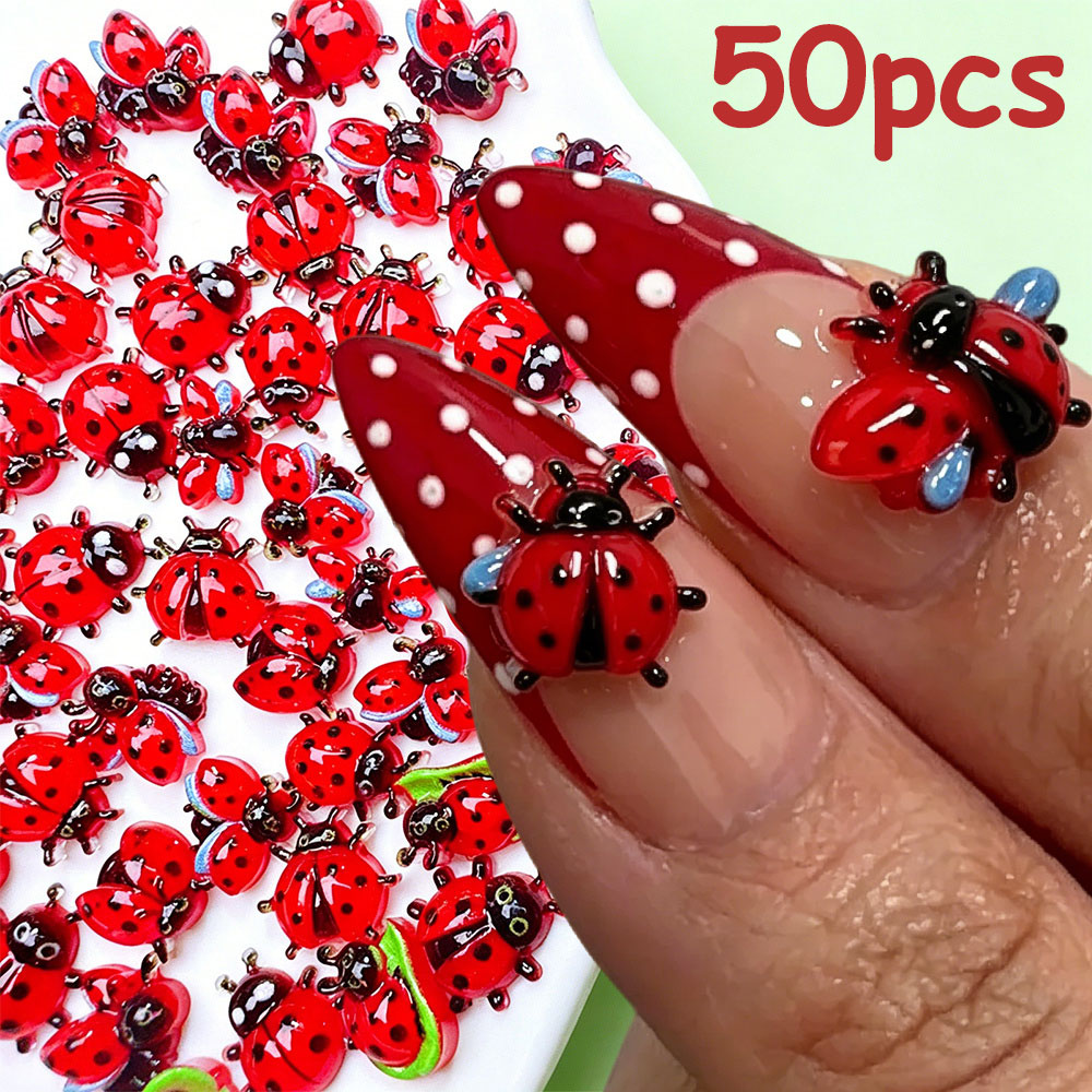 50 Stück 3D Mini Marienkäfer N – Art Craft Ladybug Bewertung und Preis