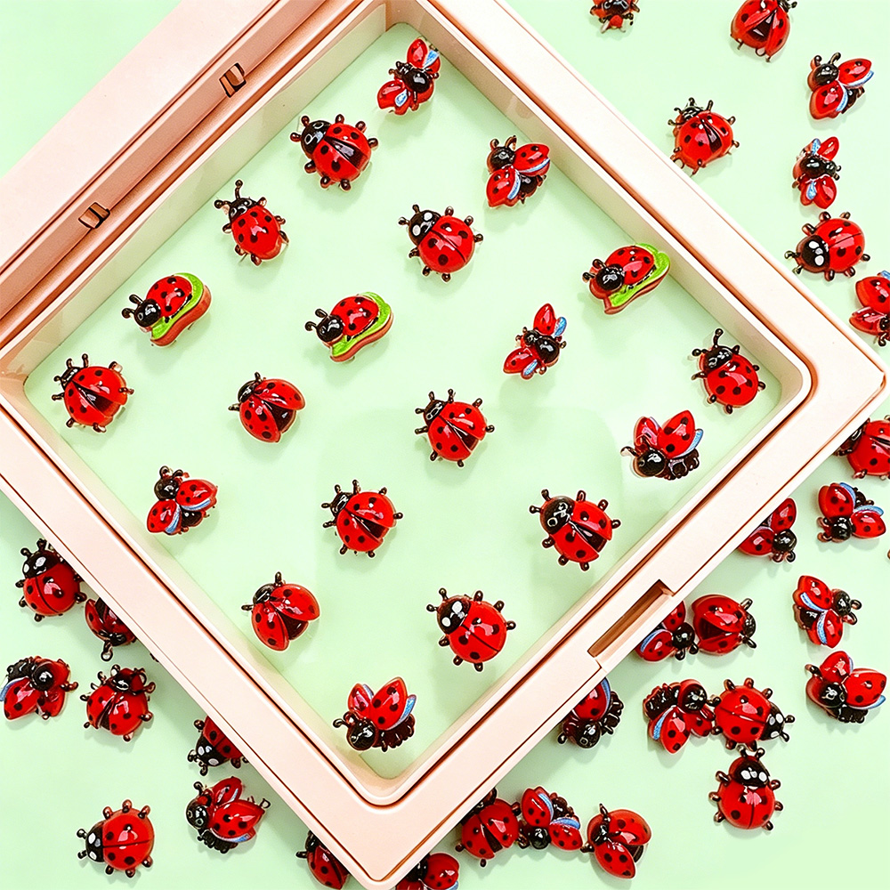 50 Stück 3D Cartoon Marienkäfe – Art Craft Ladybug Bewertung und Preis