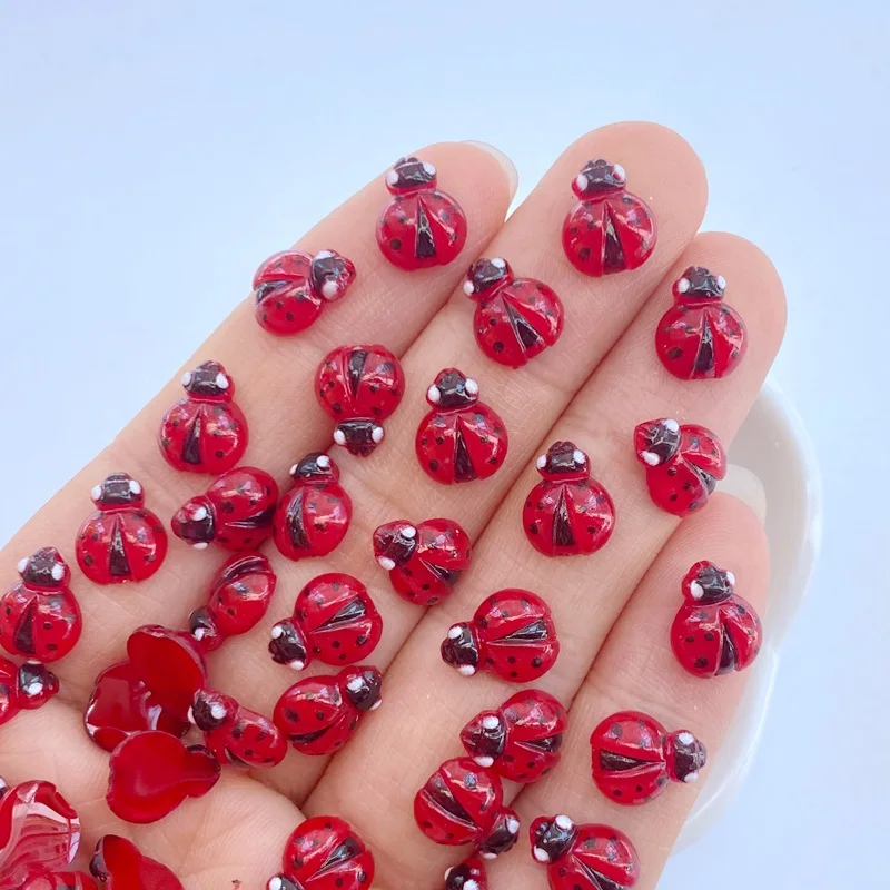 50pcs neue Nail Art Zubehör ni – Art Craft Ladybug Bewertung und Preis