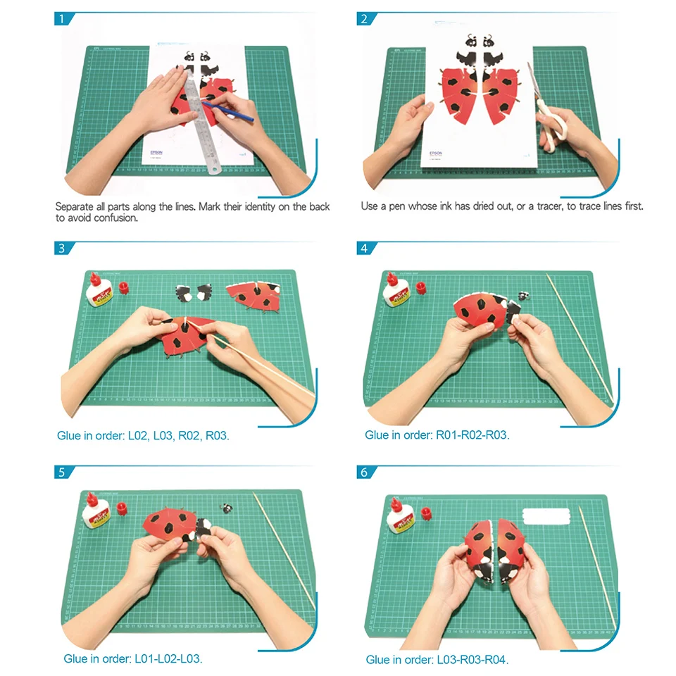 Marienkäfer Insekt Origami Kun – Art Craft Ladybug Bewertung und Preis