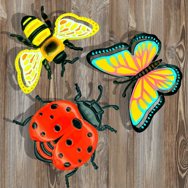 3-teiliges Schmetterling-Eisen – Art Craft Ladybug Bewertung und Preis