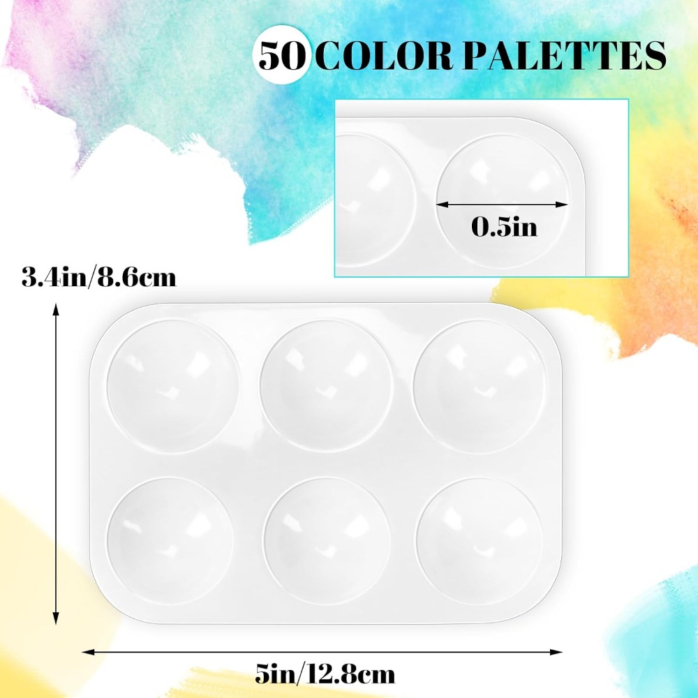 50er-Pack 6-Fach Kunststoff-Fa – Art Craft Classes Bewertung und Preis