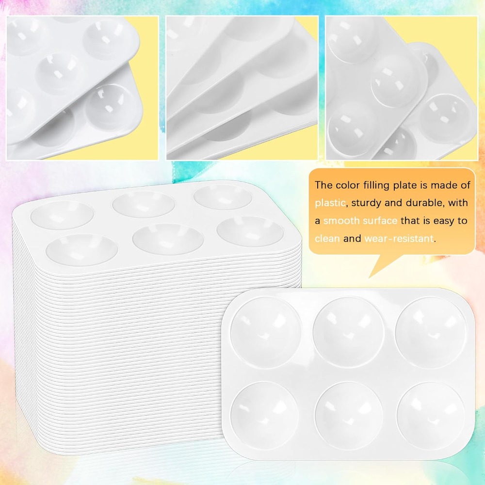 50er-Pack 6-Fach Kunststoff-Fa – Art Craft Classes Bewertung und Preis