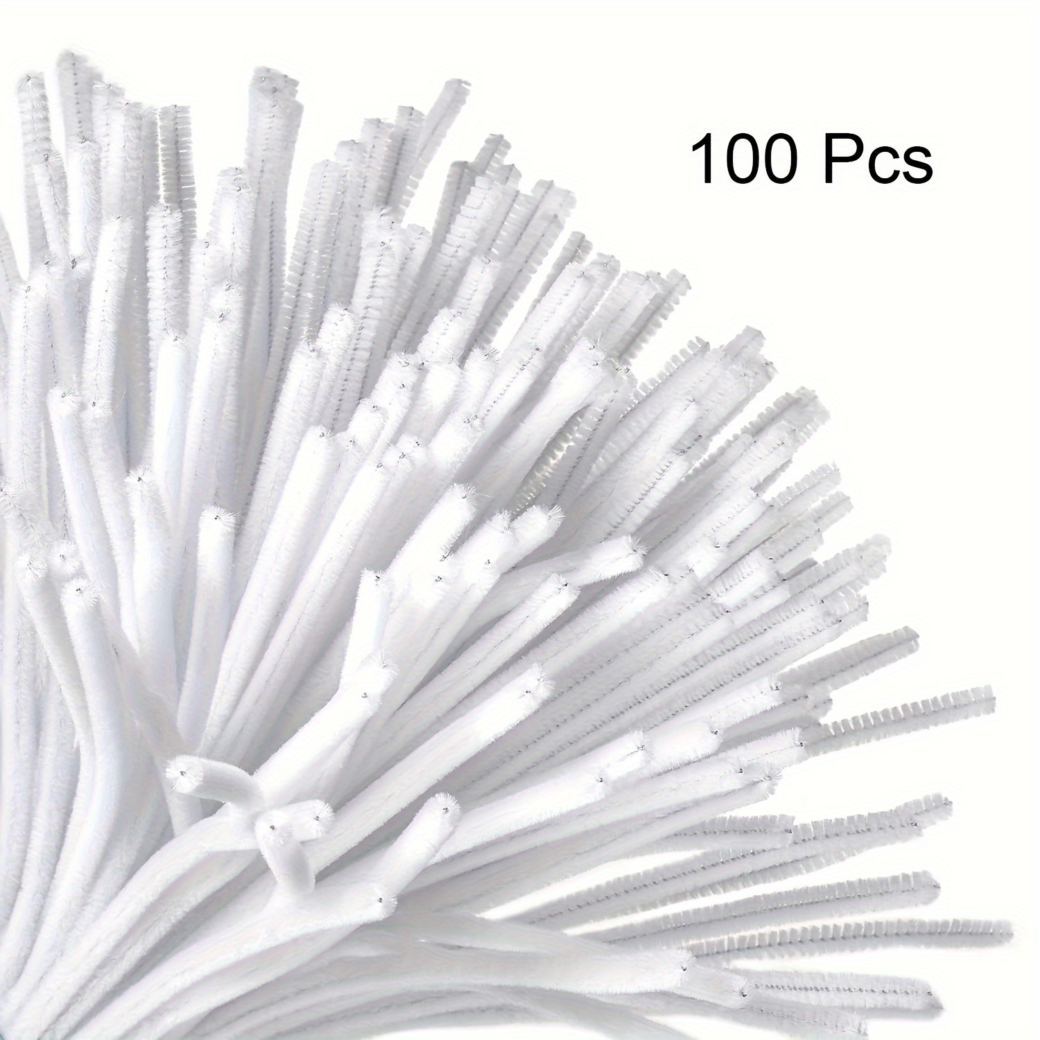 100 Stück weiße Pfeifenreinige – Art Craft For Toddlers Bewertung und Preis