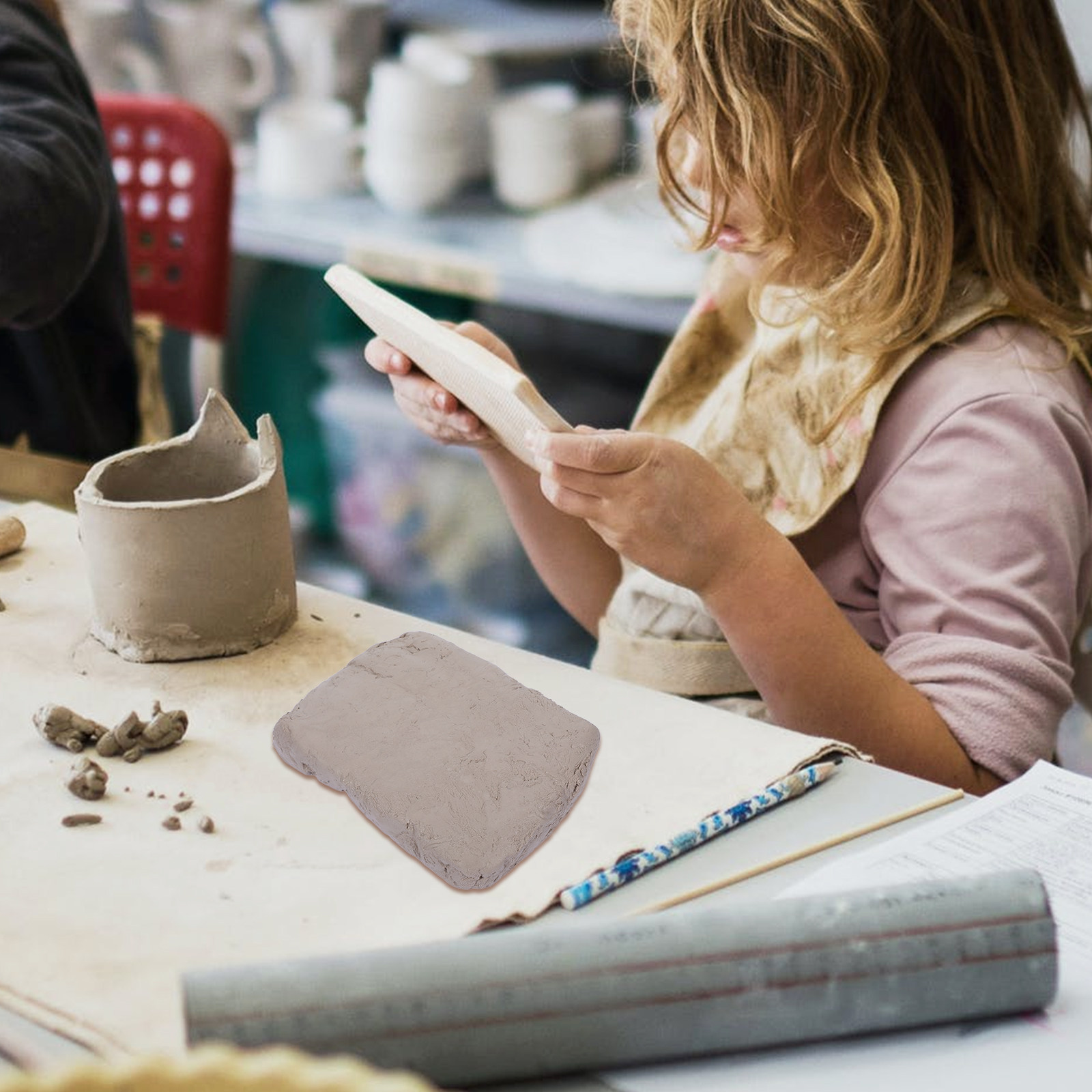 1 Set Weißer Lufttrocknender T – Art Craft Project Bewertung und Preis