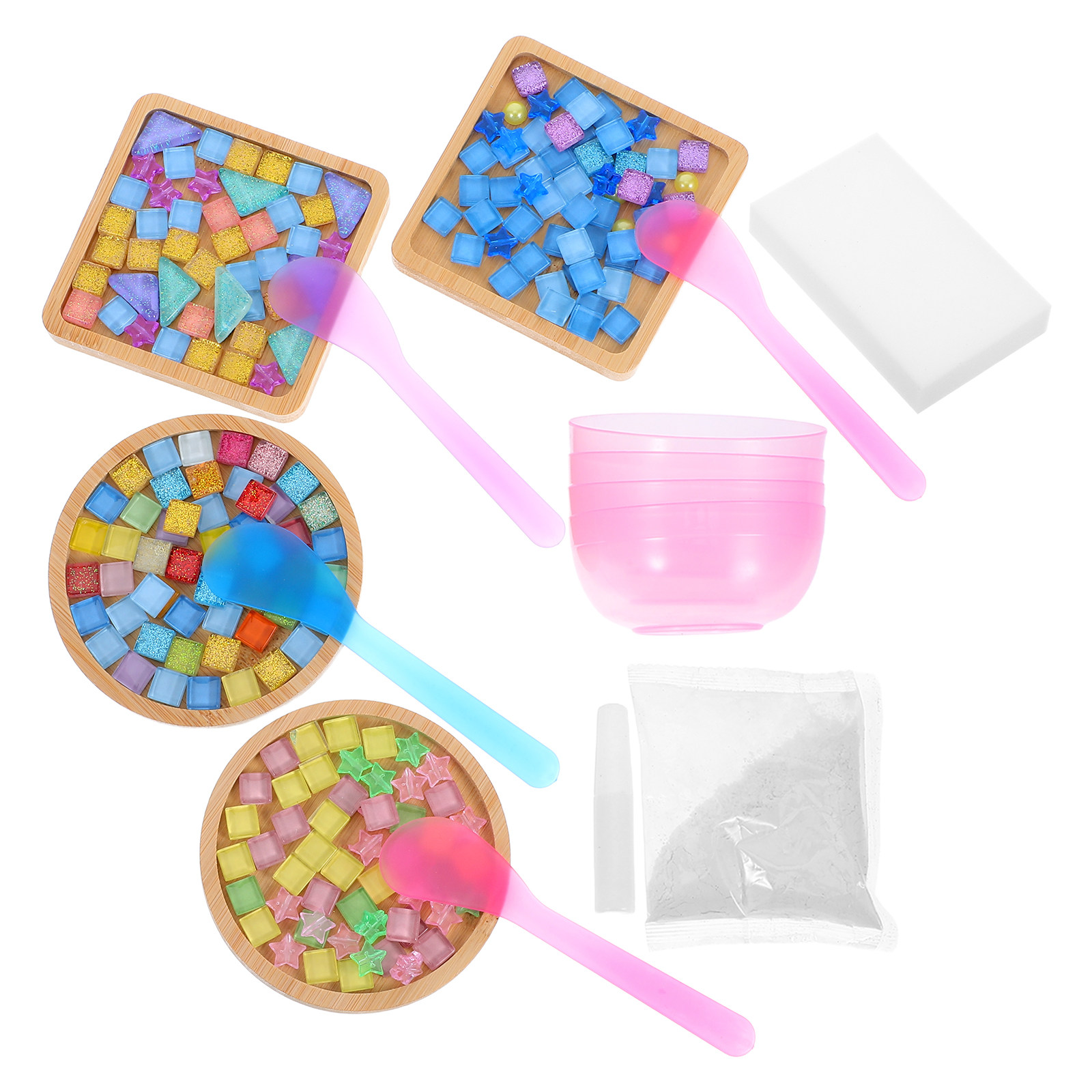 4 Sets Mosaik-Bastelset DIY Bu – Art Craft Project Bewertung und Preis
