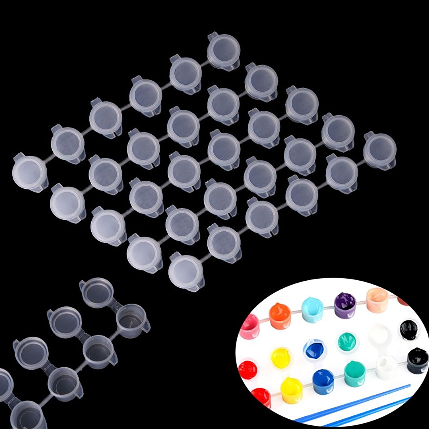 10 Streifen 60 Töpfe leere Far – Art Craft Organizer Bewertung und Preis