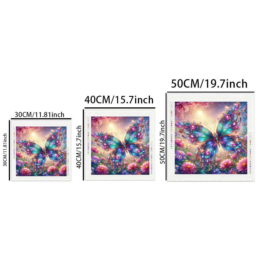 1 Stück 5D DIY-Beflockungsstof – Art Craft Butterfly Bewertung und Preis