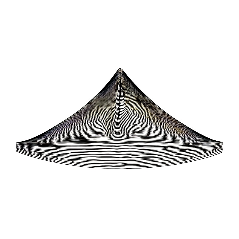 Minimalistisches Berglinien-Ku – Art Craft Online Bewertung und Preis