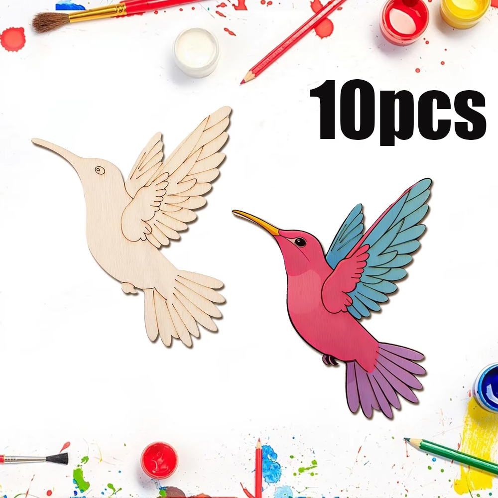 10 Stück Unfertige Holz-Tierfi – Art Craft Painting Bewertung und Preis