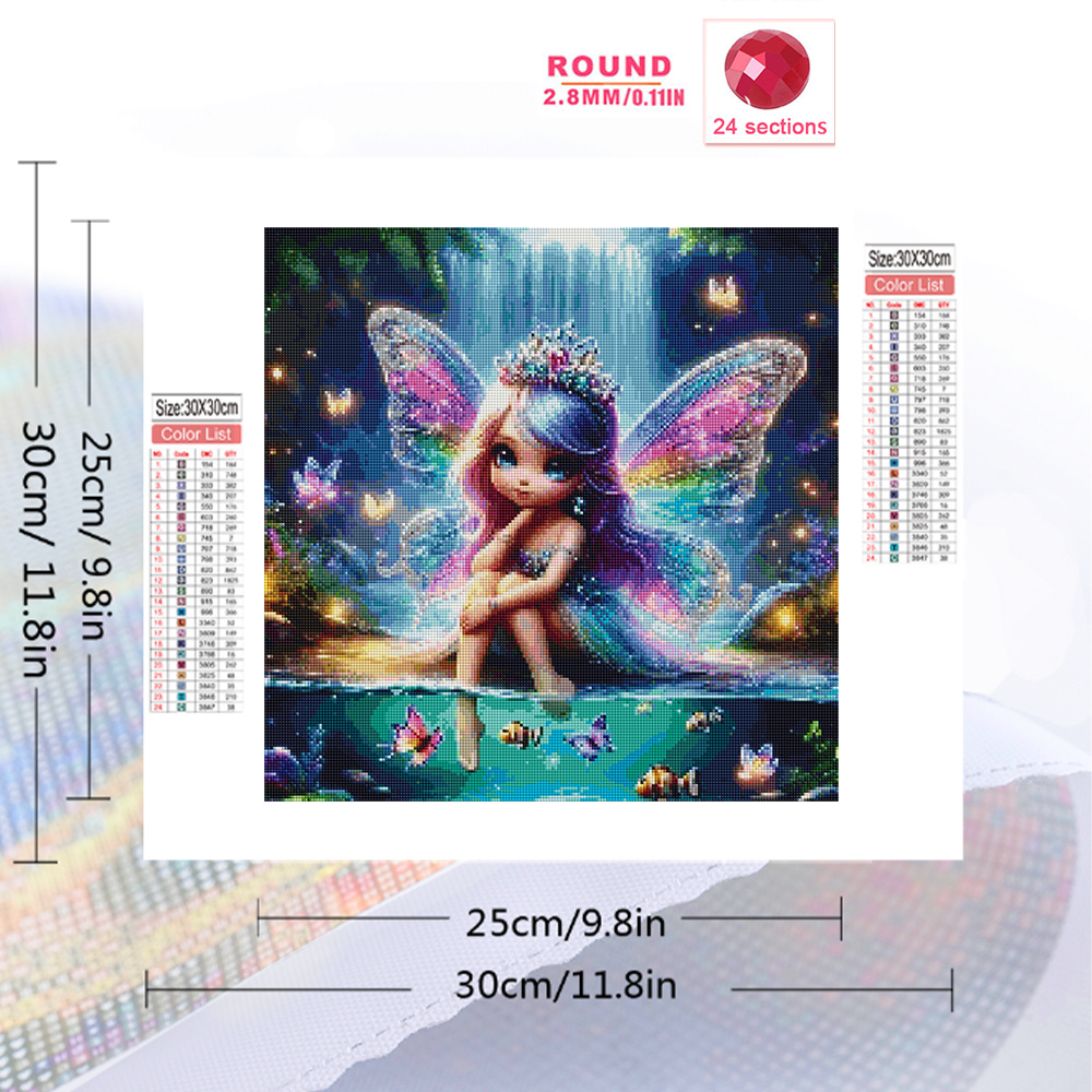 Momoart Mädchen-Diamant-Mosaik – Art Craft Butterfly Bewertung und Preis