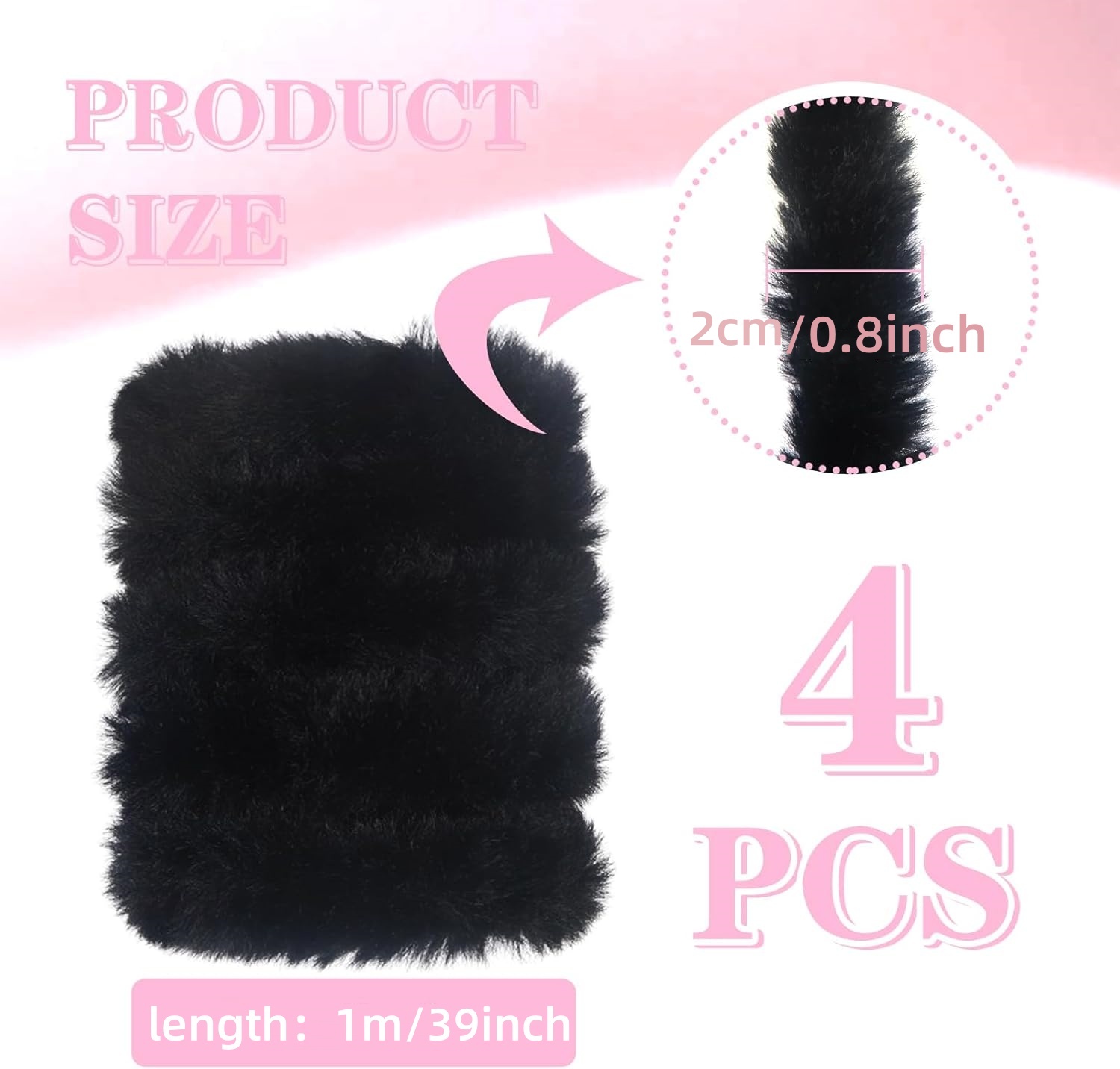 4 Stück schwarze Pfeifenreinig – Art Craft Jumbo Bewertung und Preis