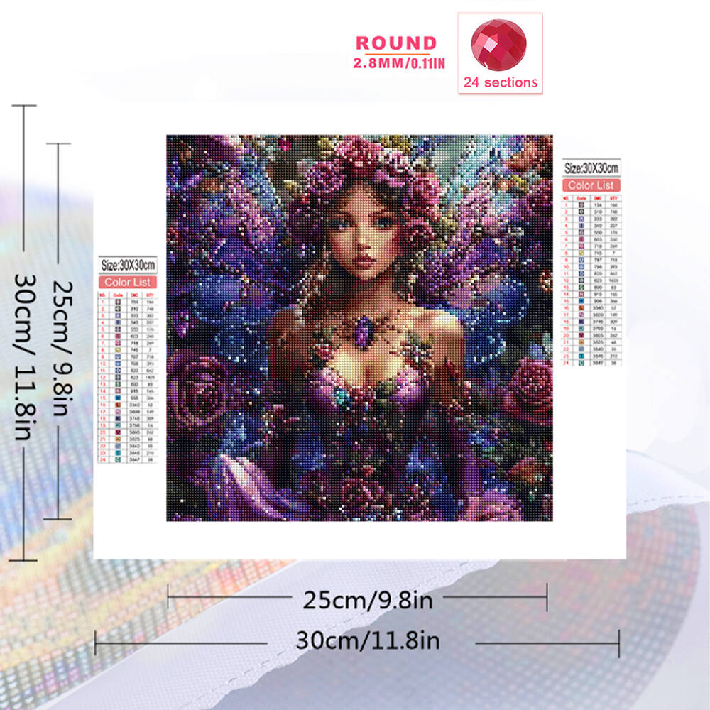 5D DIY Diamant-Mosaik Frauenpo – Art Craft Butterfly Bewertung und Preis